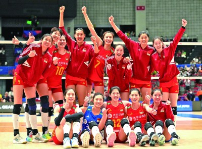 世界女排联赛：中国队胜荷兰队