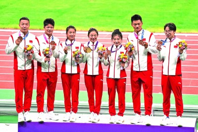 中国代表团再添10枚金牌 切阳什姐收获双重“幸福”