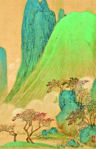 古代山水画中的人与自然 古代山水画中的人与自然
