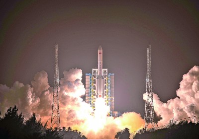 长征五号运载火箭成功发射遥感四十一号卫星 “加长版”火箭可容纳更大载荷