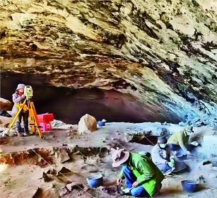 梅龙达普洞穴遗址考古有了新发现——为旧石器时代人类拓殖高原提供重要证据