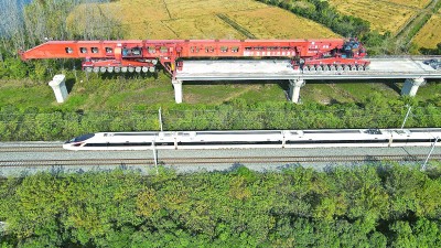 新建沪宁合高铁建设稳步推进