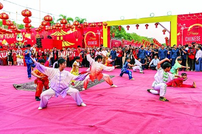 缅甸华侨界举办新春庆祝活动