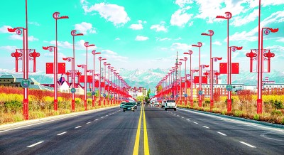 新疆塔昌区的江斯乡镇江斯村：文化和旅游业为
