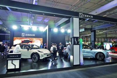 中国汽车品牌亮相2025沙特新能源车辆及储能展