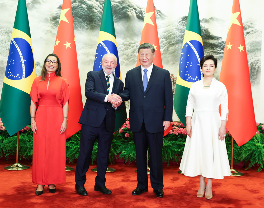 习近平同巴西总统卢拉会谈