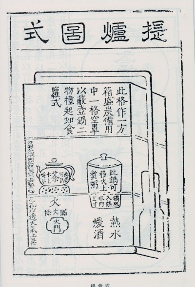 花前品茗有提炉