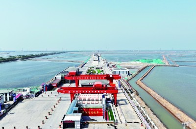 “千里海河高铁第一隧”成功穿越海河