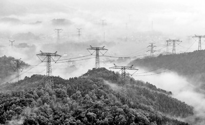 输电通道景美如画