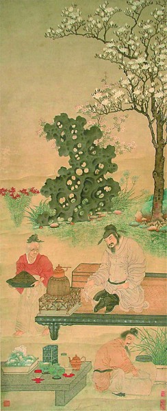 清茶吃正甘——“卢仝烹茶图”的图式变迁