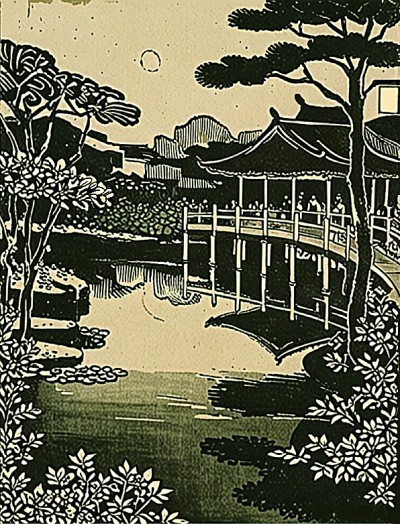 夏日池景