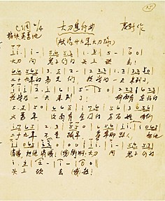 【铭记历史 缅怀先烈·抗战中的文艺力量】《大刀进行曲》：用歌声作为抗战杀敌的武器