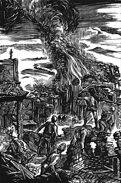 刻痕铸丰碑——记抗战主题木刻版画