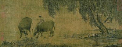 牛背上的四季 笔墨间的呼吸——记南宋阎次平《四季牧牛图》卷