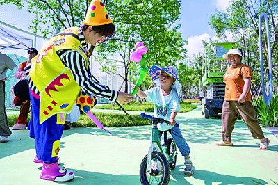 城市公园有了“新玩法”