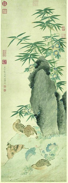 竹报平安图