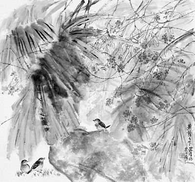 蕉荫之下（中国画）