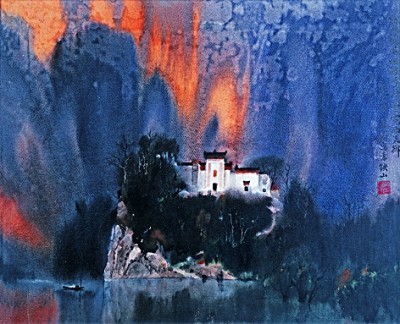 水色映乡愁——黄铁山的水彩探索之路 水色映乡愁——黄铁山的水彩探索之路