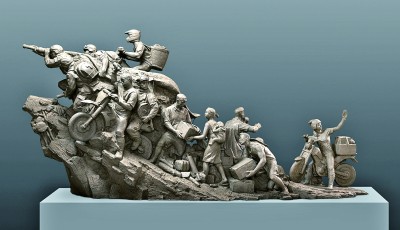 场景雕塑里的时代脉搏 场景雕塑里的时代脉搏