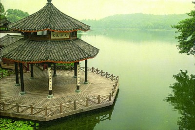 亭影映西湖 亭影映西湖