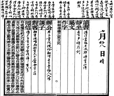 近代日记本与生活新知