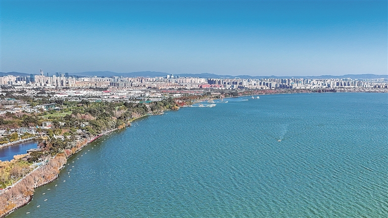 滇池水质进一步改善