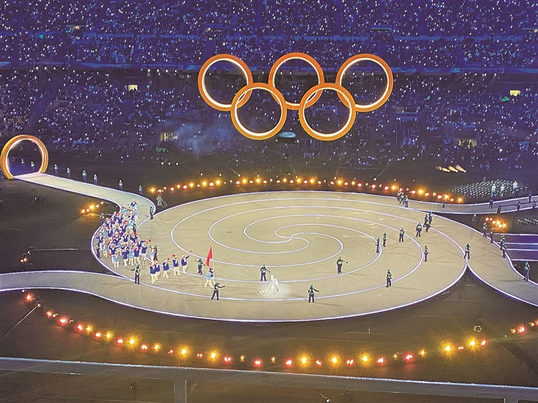 以“和谐”之名，邂逅冰雪浪漫——第二十五届冬奥会开幕式侧记