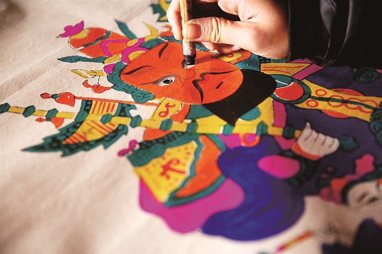 隆回年画迎新春