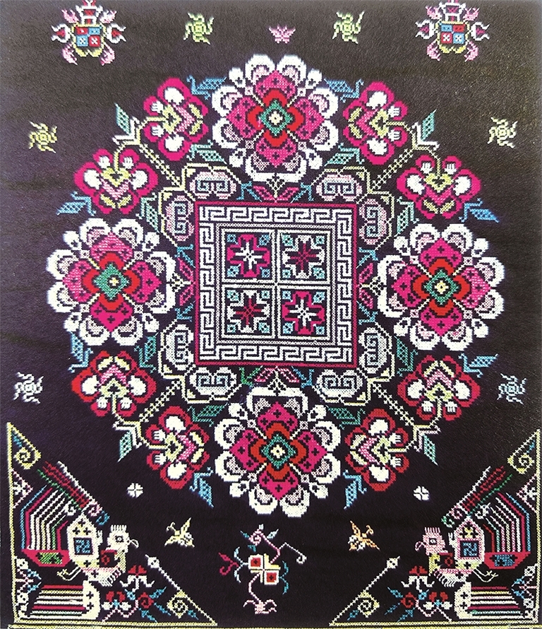 苗族挑花中的春信