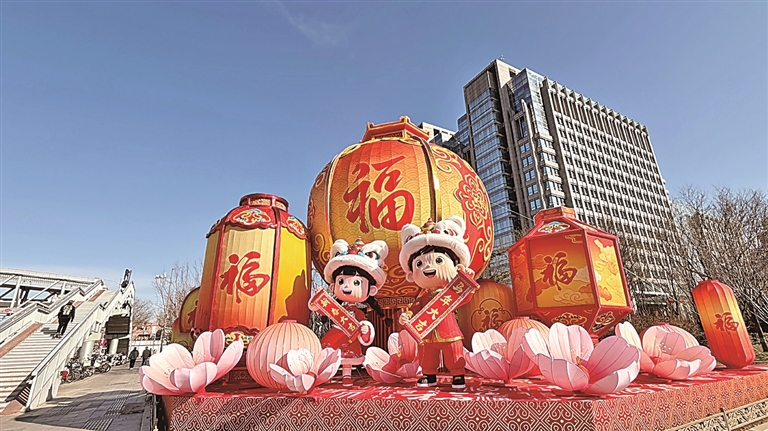 新春景观扮靓京城