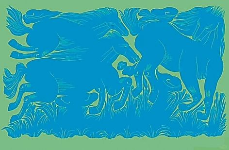 巧手剪出天“马”行空 巧手剪出天“马”行空