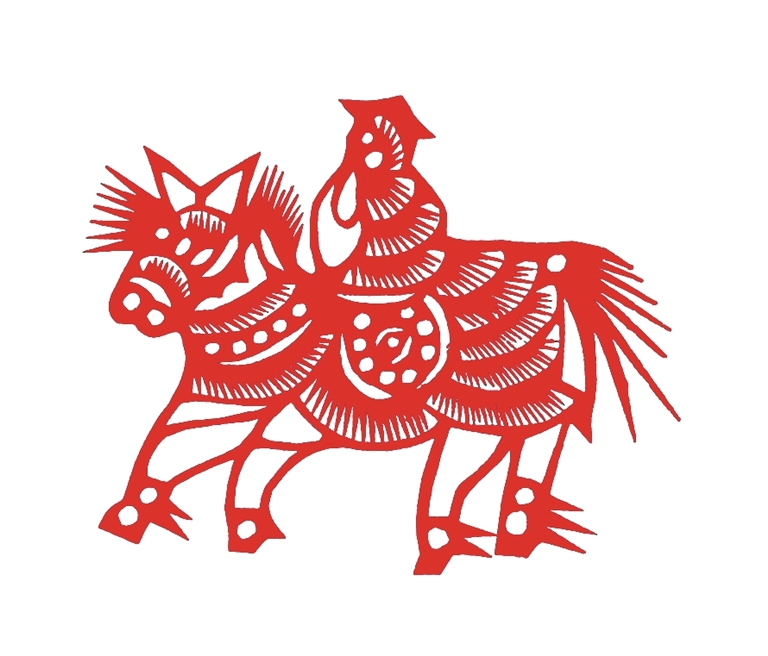 巧手剪出天“马”行空 巧手剪出天“马”行空