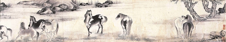 鲜衣怒马见风骨——张穆《七十龙媒图》赏析 鲜衣怒马见风骨——张穆《七十龙媒图》赏析