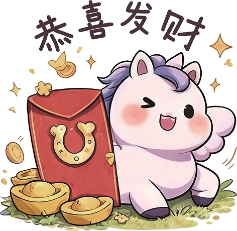 萌马送福 马力全开 萌马送福 马力全开