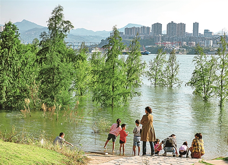 长江消落带的蝶变