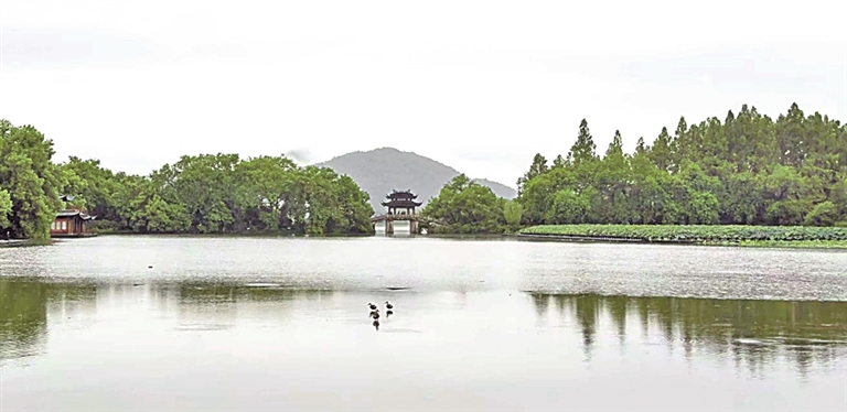 湖山春晓画中游 湖山春晓画中游