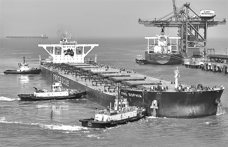 河北曹妃甸港区今年一季度货物吞吐量超1.38亿吨