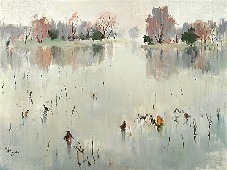 点线交织 色彩氤氲——苏天赐油画作品展