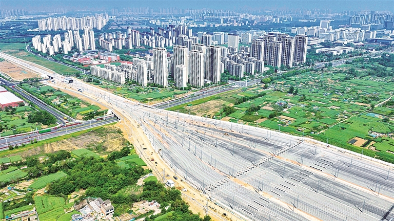 合肥动车运用所建设进入全面冲刺阶段