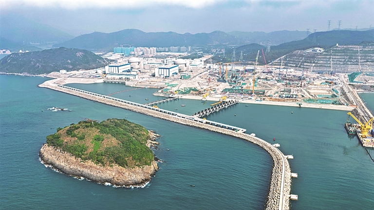 粤港澳大湾区首台“华龙一号”核电机组投产发电