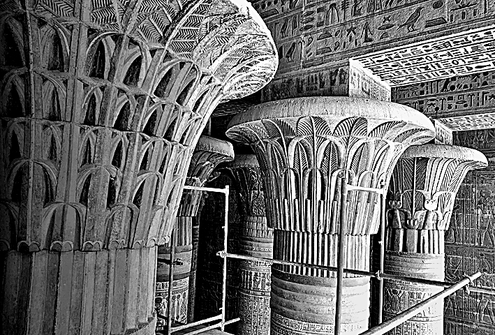 穿越千年的对话 再现古埃及彩色壁画