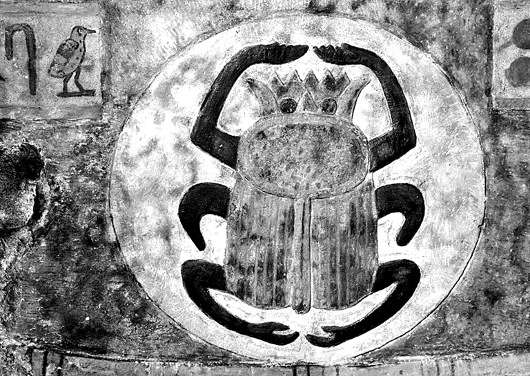 穿越千年的对话 再现古埃及彩色壁画