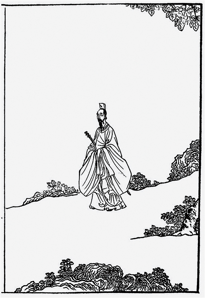 千年屈子像 丹青楚骚心 千年屈子像 丹青楚骚心