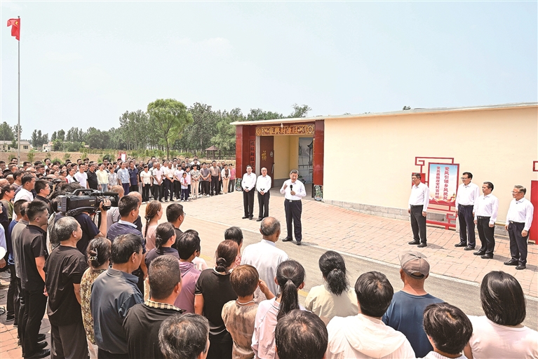 习近平在山东德州考察