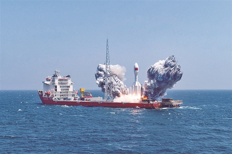 引力一号遥四运载火箭发射成功