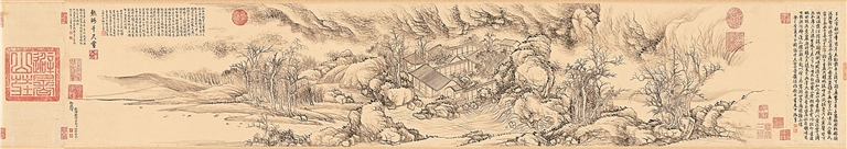“千尺雪”图卷中的清凉画意 “千尺雪”图卷中的清凉画意