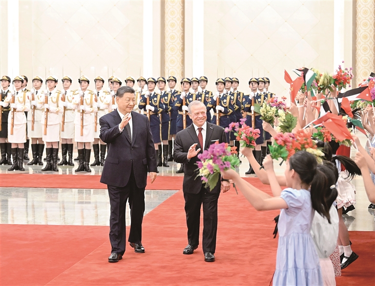 习近平同约旦国王阿卜杜拉二世会谈 习近平同约旦国王阿卜杜拉二世会谈