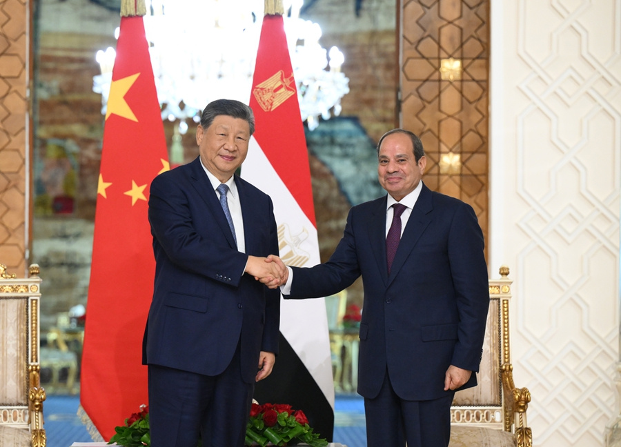 习近平同埃及总统塞西会谈 习近平同埃及总统塞西会谈