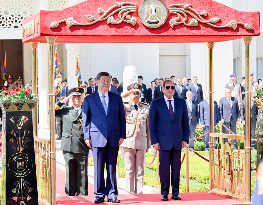 习近平同埃及总统塞西会谈 习近平同埃及总统塞西会谈