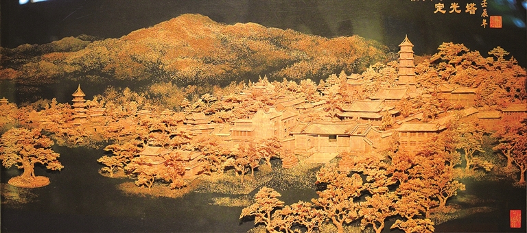 福州软木画:素木之上雕丹青 福州软木画:素木之上雕丹青